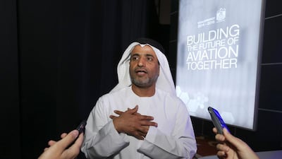 Saif Mohammed Al Suwaidi, director general of the General Civil Aviation Authority, said that he asked for a 'benchmark report' to be presented to him. Sarah Dea / The National