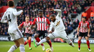 Centre-back: Ashley Williams (Swansea). The captain led by example as Swansea put behind them their recent poor form. Williams made two goal-line clearances in a matter of seconds. Ian Walton / Getty