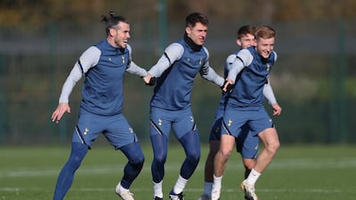 Gareth Bale, Joe Rodon, Harvey White and Dennis Cirkin.