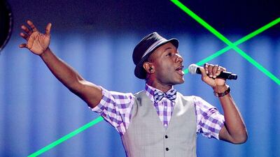 Aloe Blacc performs at Nickelodeon's 27th Annual Kids' Choice Awards in Los Angeles in March. Kevin Winter / Getty Images / AFP