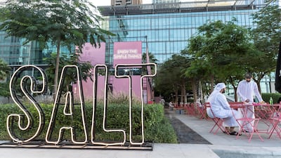 Homegrown brand Salt recently had a pop-up in DIFC. Antonie Robertson / The National