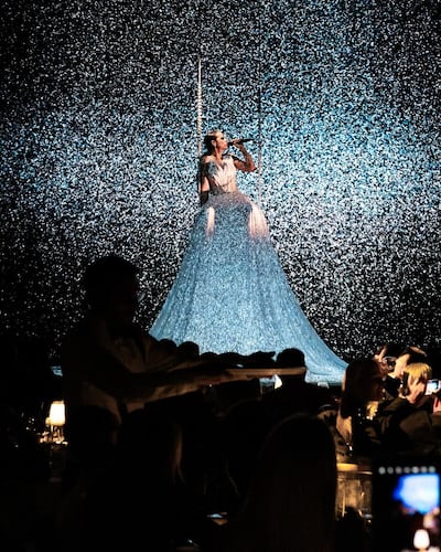 Singers, dancers and acrobats perform across two stages in Billionaire Dubai. Photo: Billionaire Dubai