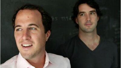 The American entrepreneurs Sim Whatley, left, and JC Butler set up the Dubizzle website in Dubai five years ago. Rich-Joseph Facun / The National