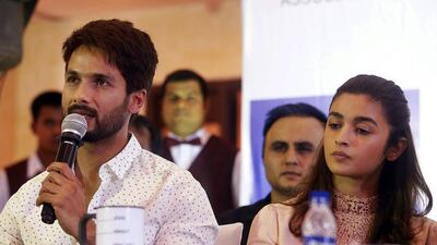 Udta Punjab will star Shahid Kapoor, left, and Alia Bhat. EPA