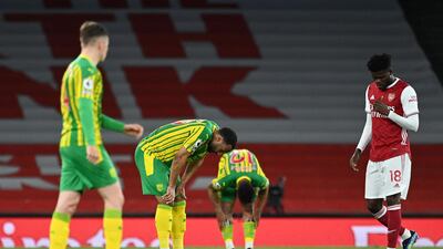 Thomas Partey (For Ceballos 76’): 6 – The midfielder came on to try and shore up the game after West Brom got back into the game. Covered the midfield well in the late moments of the game. AFP