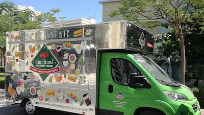 An Andiamo food truck at the Abu Dhabi Food festival. Mobile businesses are booming in the UAE. The National