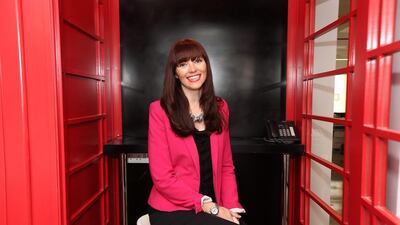 Katie Overy started her career in real estate before joining the PR company Dabo & Co. Pawan Singh / The National