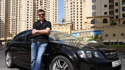Adrian Cambridge reckons his Chevrolet Lumina SS looks understated in black, although he is prepared to admit the rear spoiler looks a little uncool.