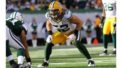 Clay Matthews, the Green Bay linebacker, leads the league with 10.5 sacks.