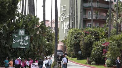 Christopher Cowdray, the chief executive of the London-based Dorchester Collection, said those protesting have ignored local hotels owned by countries with poor human rights records and that a boycott would ultimately hurt the local economy most. “There are other hotel companies in this city that are owned by Saudi Arabia ... you know, your shirt probably comes from a country which has human rights issues,” said Cowdray from Beverly Hills. Jonathan Alcorn / Reuters