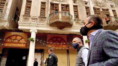 Prime Minister Mustafa Al Kadhimi tours Baghdad during its curfew. The latest lockdown was imposed on Friday after coronavirus cases surged. Prime Minister’s office