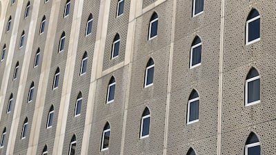A side view of the Arabian Courtyard Hotel building. It is located a short walk from the Dubai Museum and Al Fahidi Historical District. Pawan Singh / The National