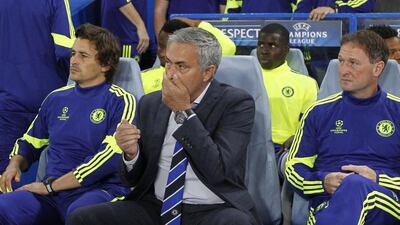Jose Mourinho and Chelsea were frustrated by their draw in midweek with Schalke. Ian Kington / AFP