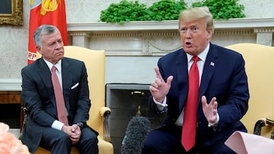 The US president thanked King Abdullah, whom he called 'a friend', and lauded his 'incredible work' on humanitarian efforts. Reuters