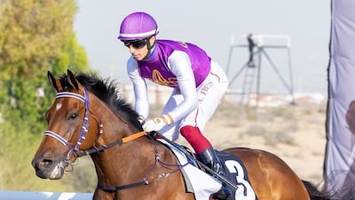 Antonio Fresu on Daramethos won the Listed Jebel Ali Stakes at Jebel Ali on Saturday, January 14, 2021. – Adiyat Racing Plus