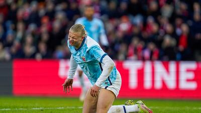 The world's top clubs are fighting over Erling Braut Haaland, but he won't be in Qatar after Norway were edged out in the group stage. AFP