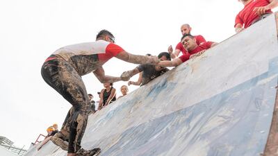 The Tough Mudder event held at Dubai Festival City.