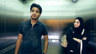 Moayad Al Thagafi and Khairiah Abu Laban star in the Saudi youth drama 'Takki'. Uturn Entertainment