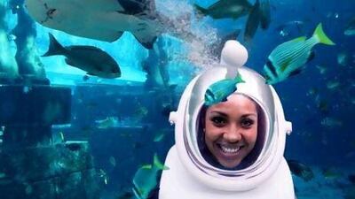 Get up close to marine life at Aquaventure at Atlantis on The Palm, Dubai. Courtesy Aquaventure