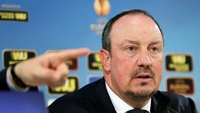 Rafa Benitez is widely expected to take over the Real Madrid vacancy. Rony Hartmann / AFP