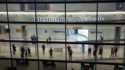 Britain will allow quarantine-free travel for fully vaccinated EU and US passengers from next week. AP