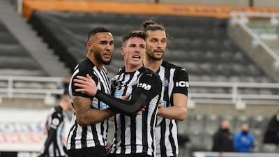 Lascelles celebrates scoring. Reuters