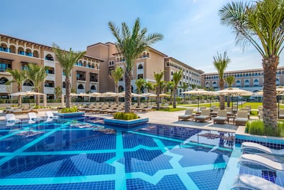 The main swimming pool at the Abu Dhabi hotel. Photo: Rixos Premium Saadiyat Island