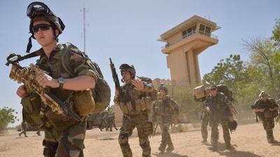 French legionnaires parachuted into Timbuktu to recapture the northern Malian desert city.