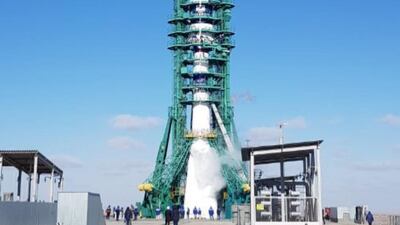 The launch of four Arab satellites was postponed to March 22, after a voltage strike in the upper stage of the Soyuz 2.1a rocket occurred. Glavkosmos