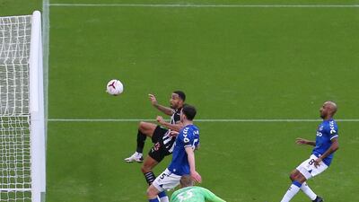 Newcastle's Callum Wilson scores their second goal. Reuters