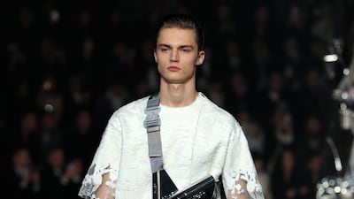 A look from Dior Men's pre-fall 2019 show in Tokyo