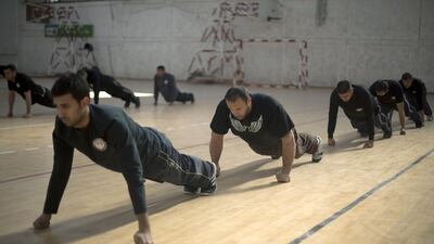 As well as physical training they have also been instructed in the use of light weapons at a shooting range.