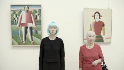 Video still from The Communist Revolution Was Caused by the Sun by Anton Vidokle at Sharjah Biennial 13: Tamawuj. Photo: Anton Vidokle