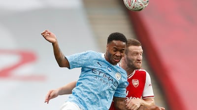 Shkodran Mustafi - 7: Part of an excellent Arsenal defensive display, but had his shaky moments as well. Caught in possession in own box in first half and was lucky to escape without City scoring. Relieved not to give away penalty for challenge on Sterling after break. Limped off with what looked like a serious hamstring injury near the end. Getty