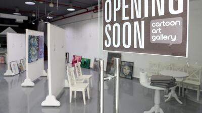 A sneak preview of the re-opening of the Cartoon Gallery after changing location. Courtesy Chris Whiteoak/The National