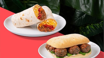 Starbucks added the Beyond Meat Triple Cheese Wrap and Beyond Meatball Arabian Ciabatta to lunch menus. Courtesy Starbucks