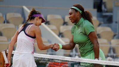 Serena Williams defeated Mihaela Buzarnescu in teh French Open second round. Reuters