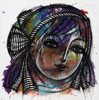 See works by Mohannad Orabi in the exhibition Ripple at Ayyam Gallery in Dubai. Ayyam Gallery