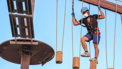 The Circuit X Ropes area includes sports activities for visitors. Victor Besa / The National