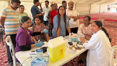 The Jains organised a medical camp as anxiety soared amid the Iran strikes.