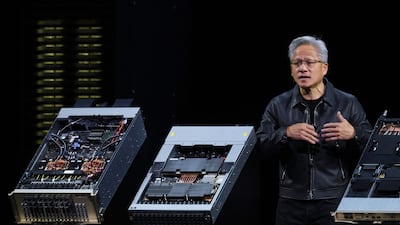 Nokia's stock rose after Nvidia's chief executive Jensen Huang announced that the tech giant would invest $1 billion in the company.