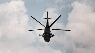 Malian army helicopters are flown by Russians assisted by Malian co-pilots. AFP