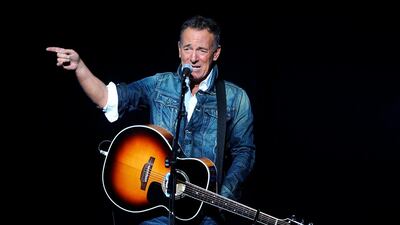 Bruce Springsteen's music focuses on the lives of America's blue collar workers. AP