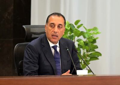 Egyptian Prime Minister Mostafa Madbouly spoke about global economic challenges in Cairo on Wednesday. Photo: Egypt's cabinet
