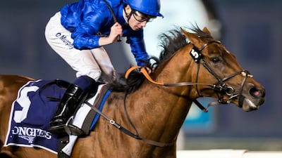 Benbatl goes in the Dubai Turf, the penultimate race on Dubai World Cup night, and is one of the pre-race favourites. Erika Rasmussen for The National