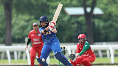 UAE defeated Oman during the ACC Women's Premier Cup in Malaysia. Photo: Asian Cricket Council
