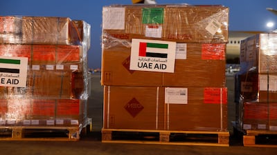 The UAE sent food and medical supplies on an Emirates flight to the Chad-Sudan border. Reuters