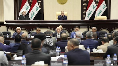 Iraqi Prime Minister Haider al-Abadi has called parliamentary elections for May 15. Karim Kadim/ AP Photo