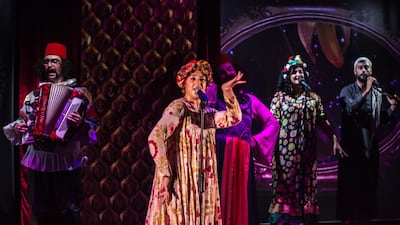 'Hishik Bishik' actress Yasmina Fayed says the show offers options for those in Beirut seeking good live music. Courtesy of Metro Al Madina