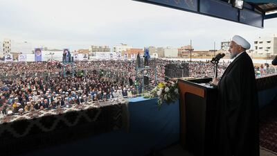 Anger against Iranian President Hassan Rouhani festers in the streets as well as in the halls of power. EPA